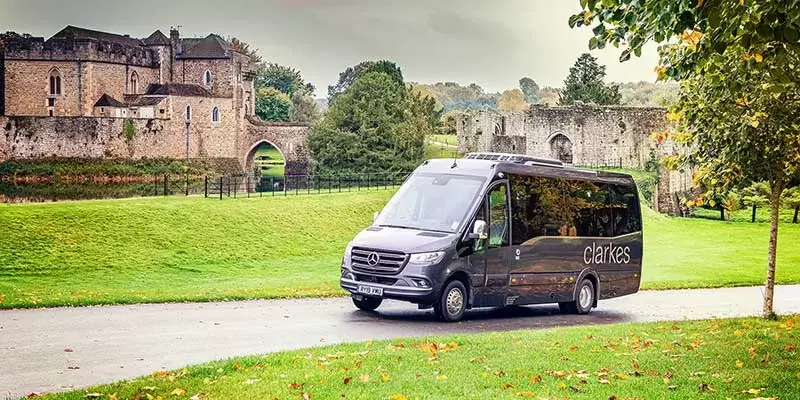 Clarkes of London minibus